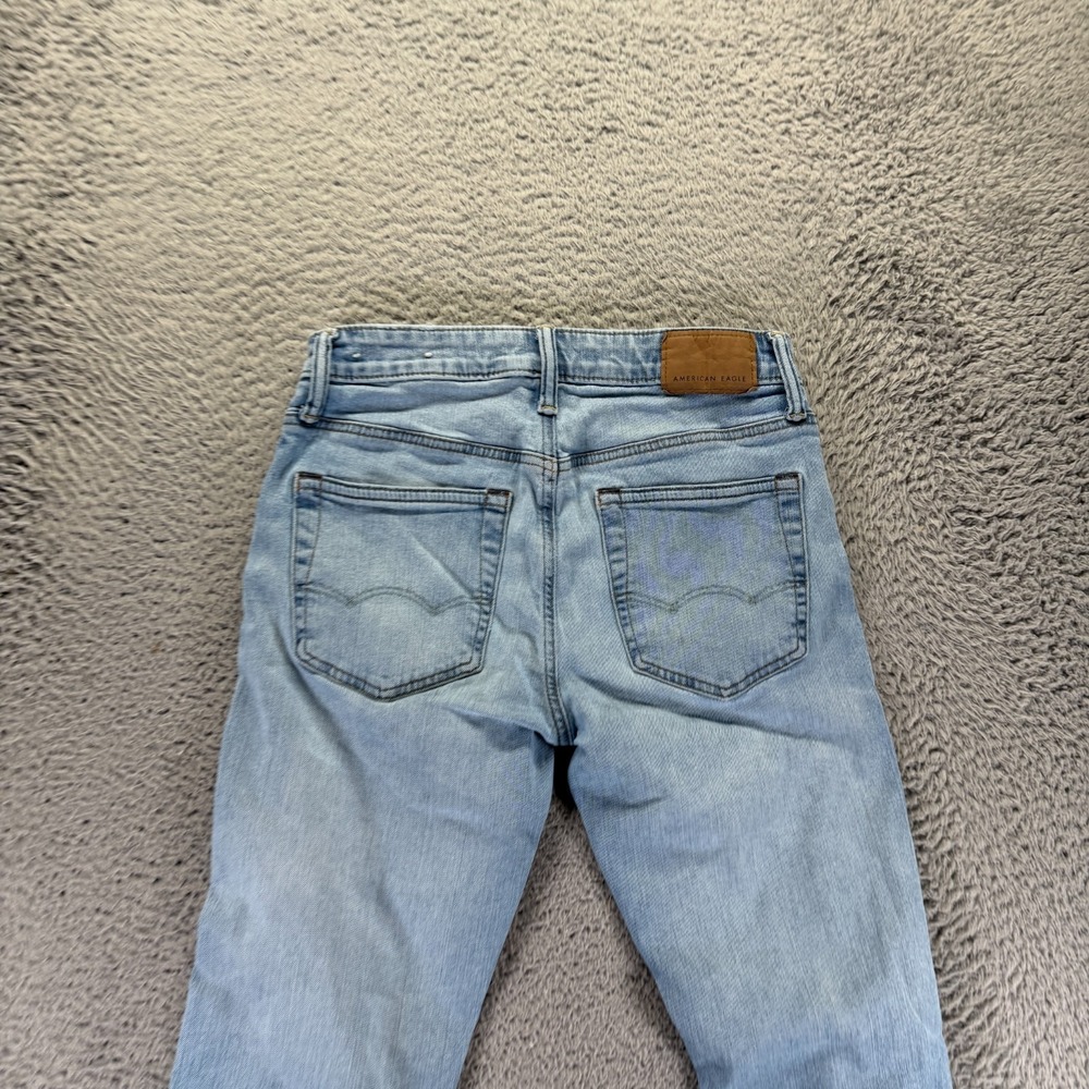 American Eagle Outfitters Jeans Men's 29x32 Blue Denim Skinny Athletic Stretch - Picture 5 of 11